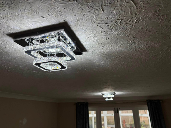 Interior lighting installation with smart controls